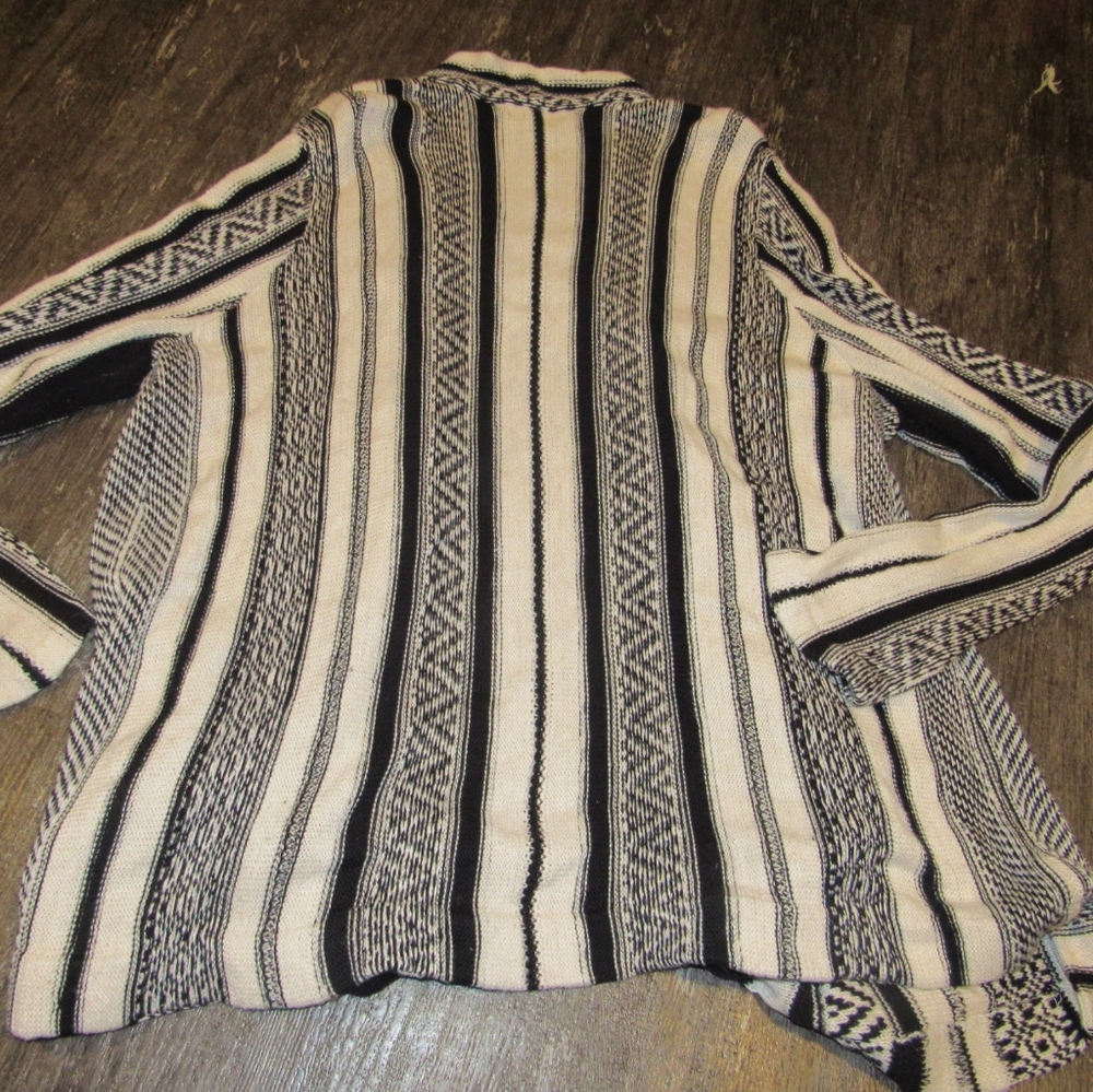 Chaps Womens Plus Size Striped Open Front Cardiga… - image 5